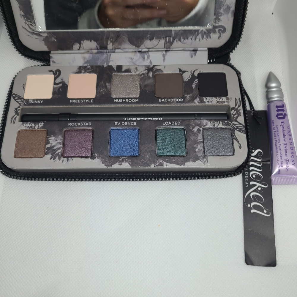 Smoked Urban Decay Palette, Primer, and Liner